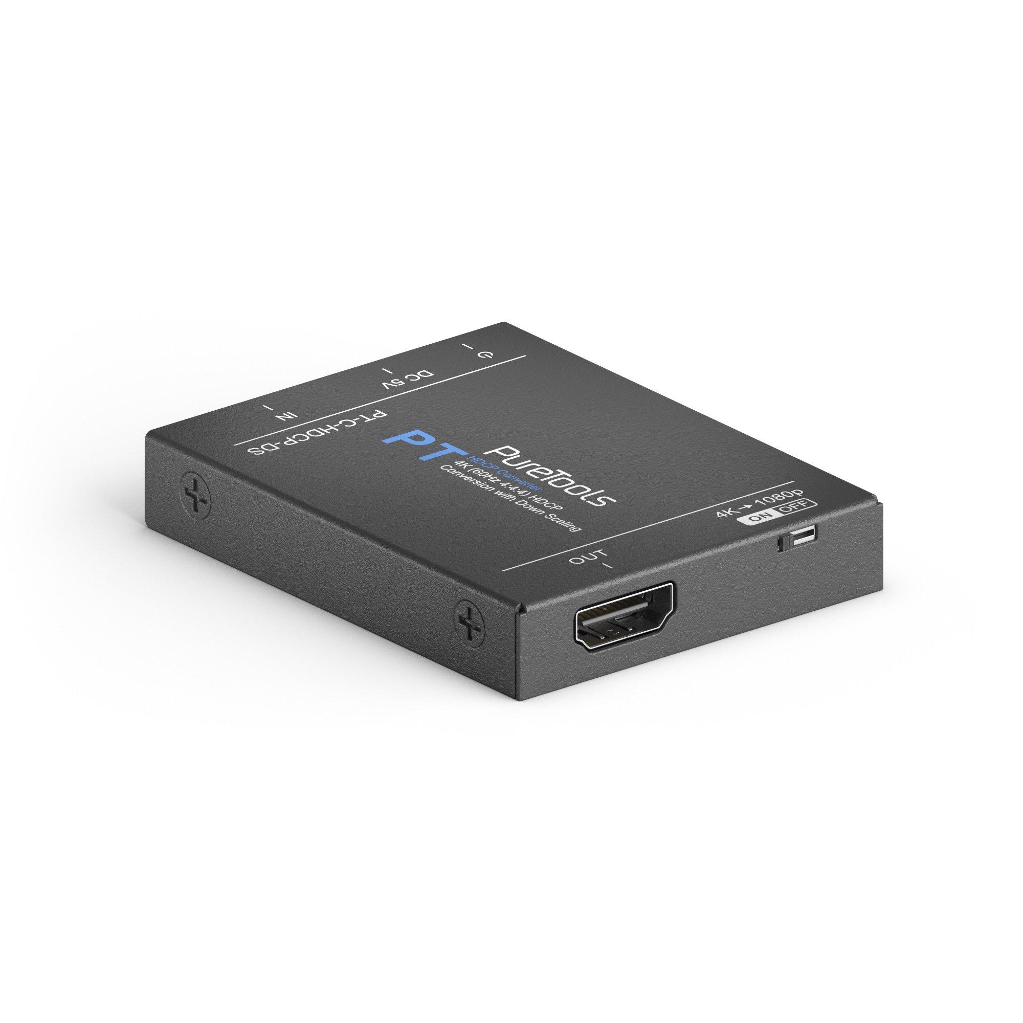 PureTools  PureTools PT-C-HDCP-DS convertitore video Convertitore video attivo 3840 x 2160 Pixel 