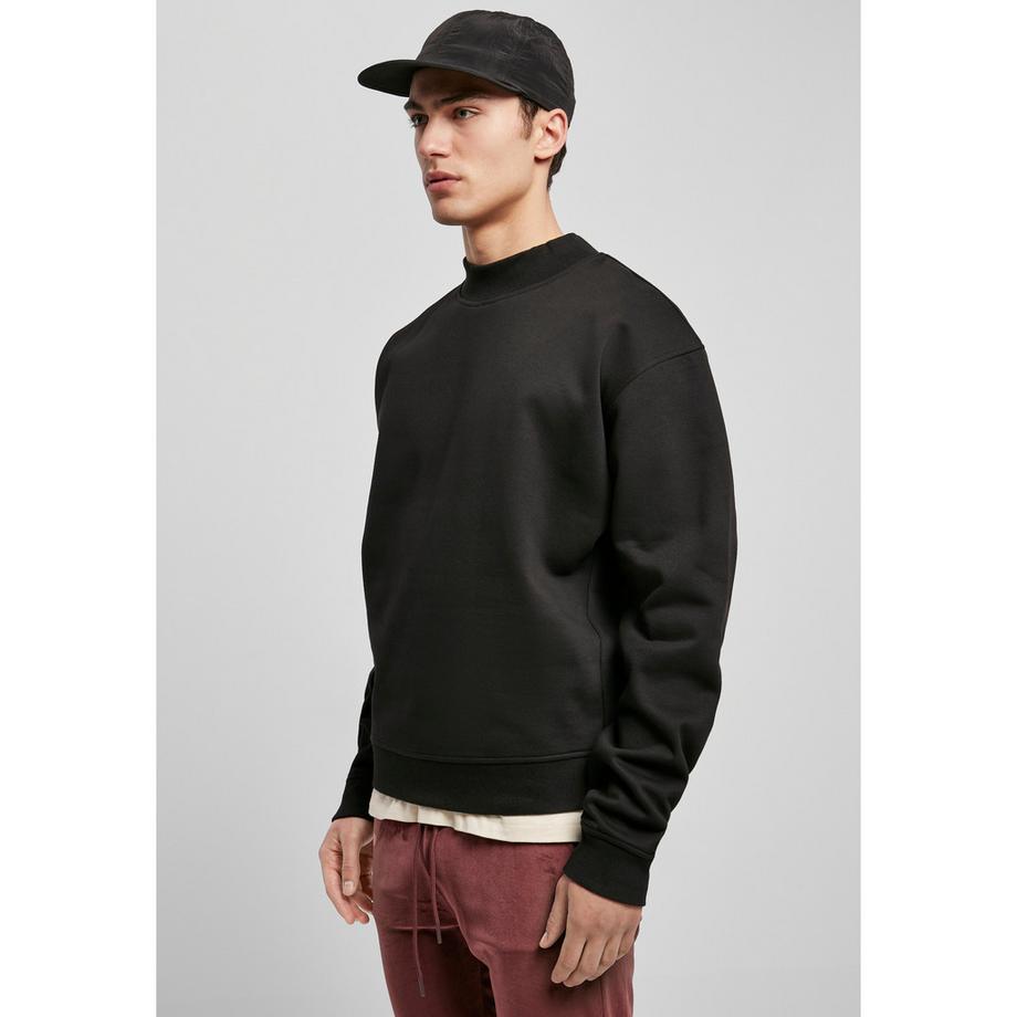 URBAN CLASSICS Mock Neck Crew Sweatshirt  