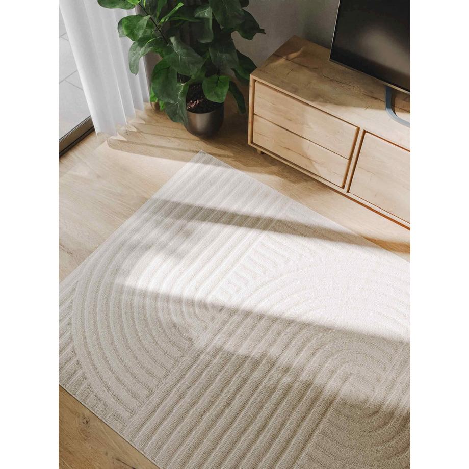 Benuta Tappeto Leo Crema  