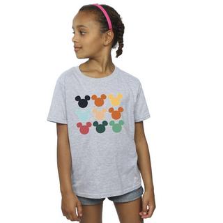 Disney  Mickey Mouse Heads Square TShirt 