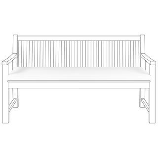 Beliani Coussin de banquette en Polyester Scandinave VIVARA  