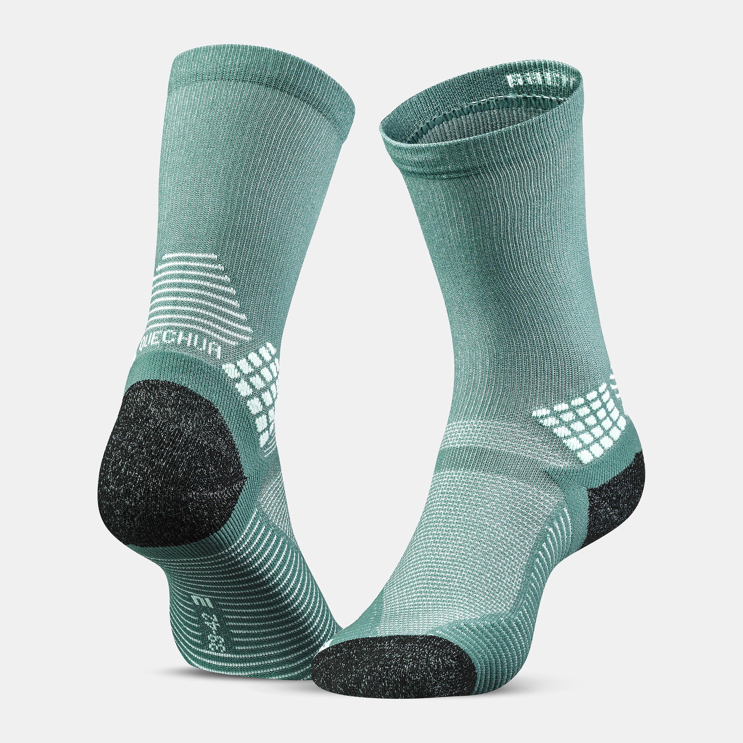 QUECHUA MH500 High Chaussettes de sport hauteur mollet  