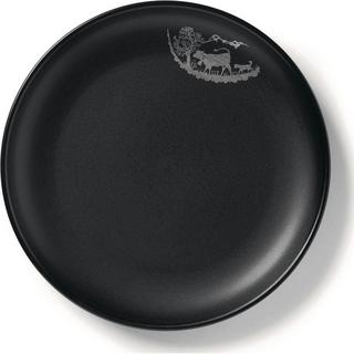 Stöckli 6 Piatti fonduta "l'alpage" nero, 6 pz ceramica - 21 cm  
