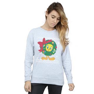 LOONEY TUNES Tweety Pie Christmas Fair Isle Sweatshirt  
