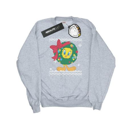 LOONEY TUNES Tweety Pie Christmas Fair Isle Sweatshirt  