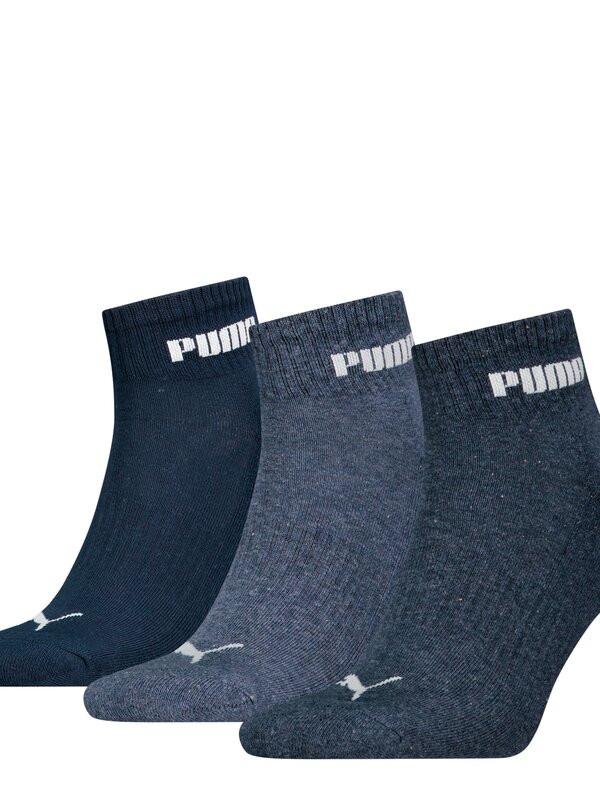 PUMA Cushioned Quarter Socken 3er-Pack  