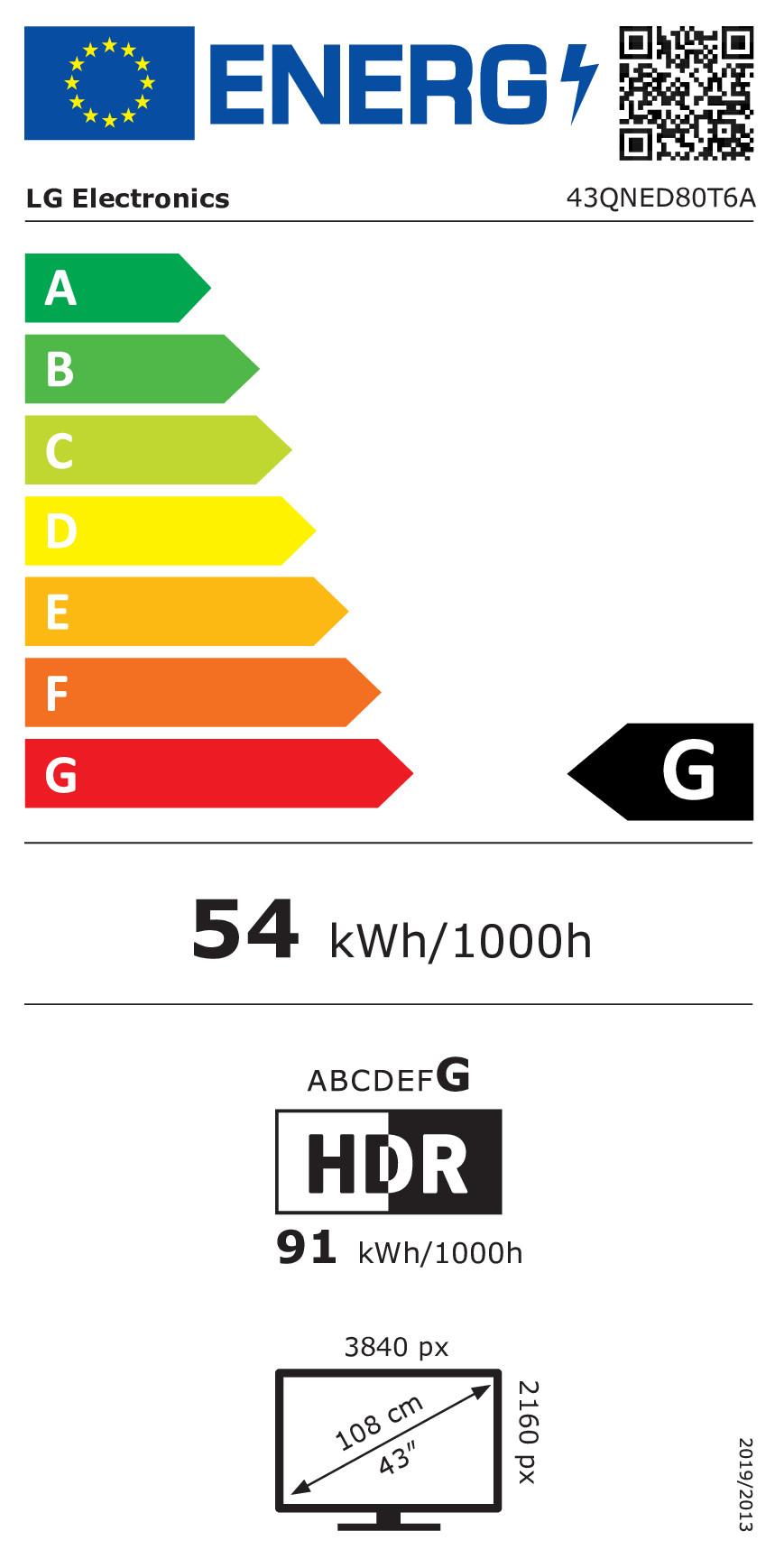 LG Electronics  43QNED80T6A 