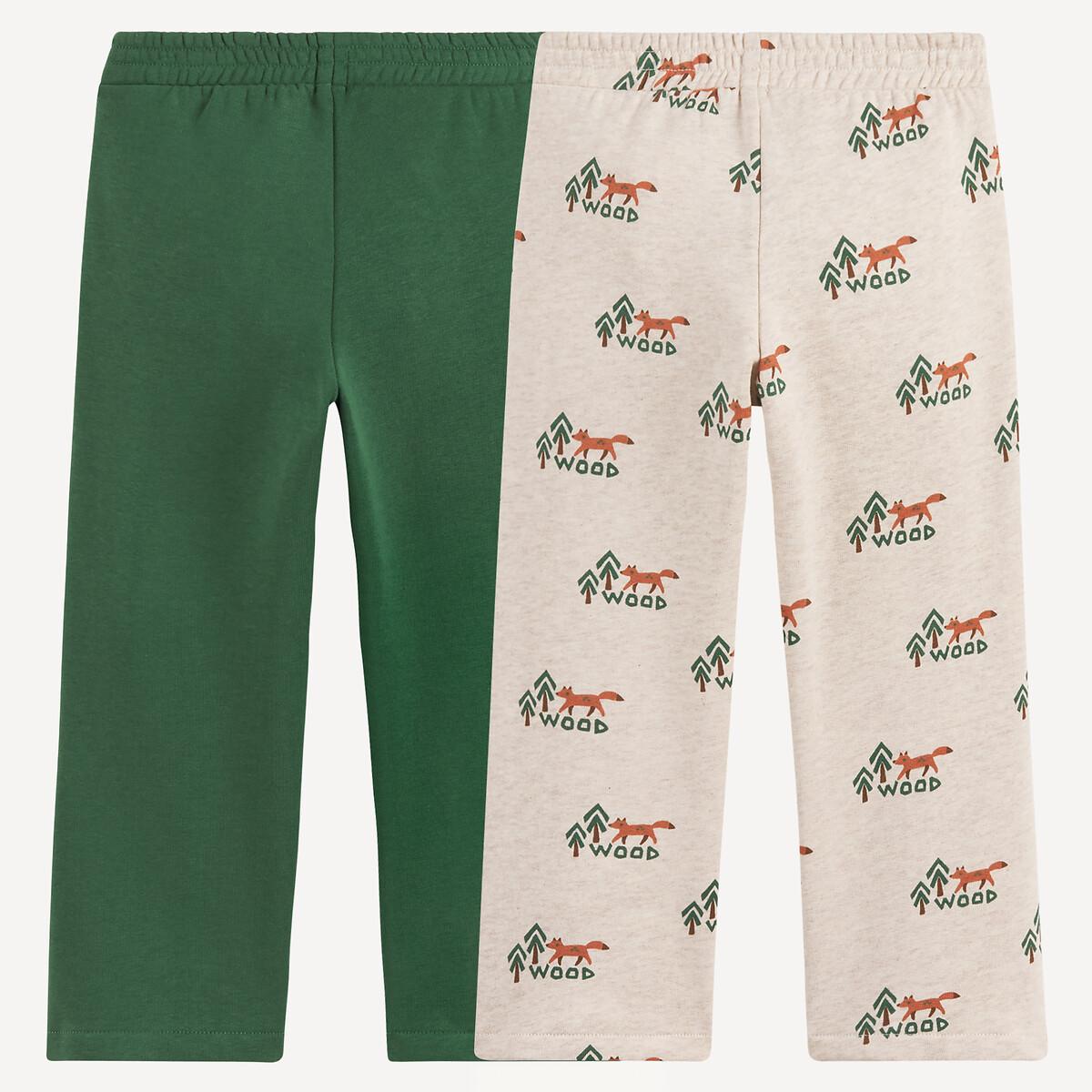 La Redoute Collections  2er-Set gerade Moltonhosen 