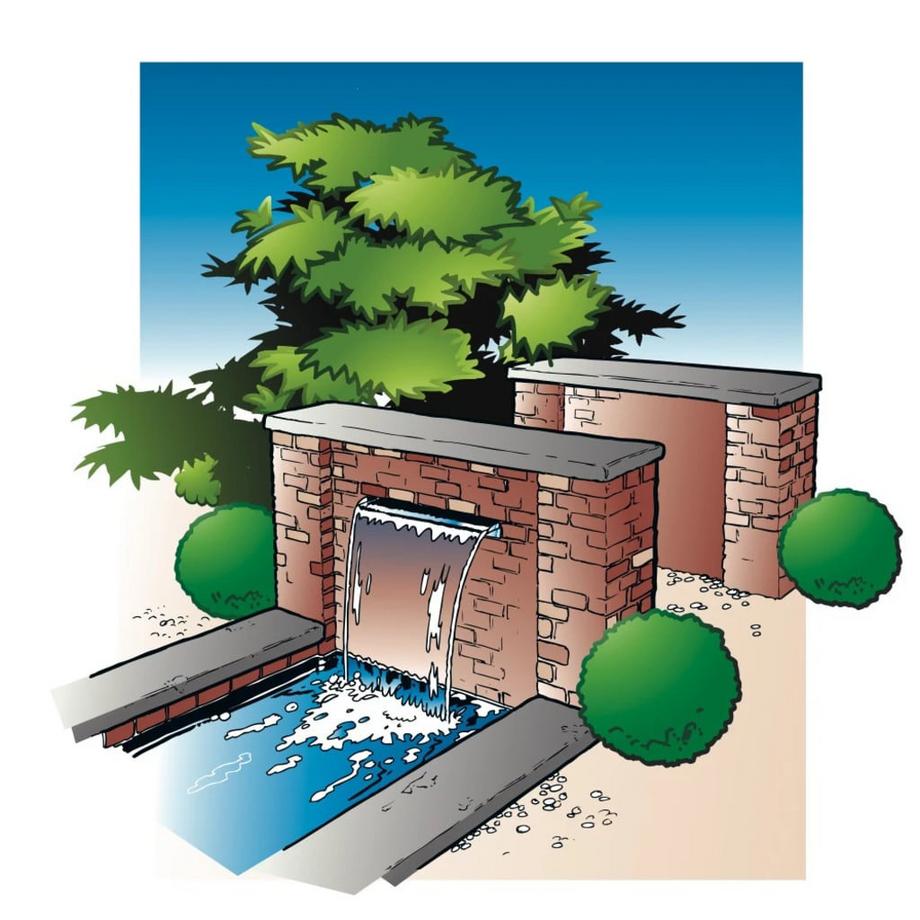 ubbink  Teichwasserfall edelstahl 