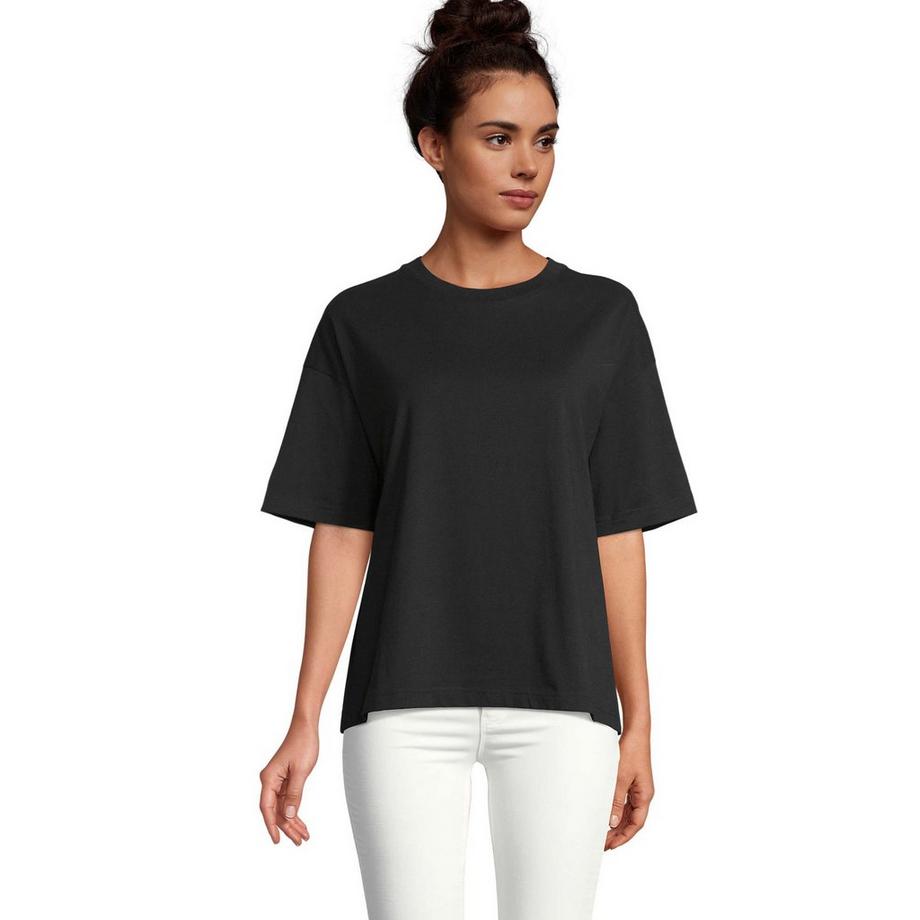 SOLS T-Shirt Oversize Tinta Unita Maniche Corte  