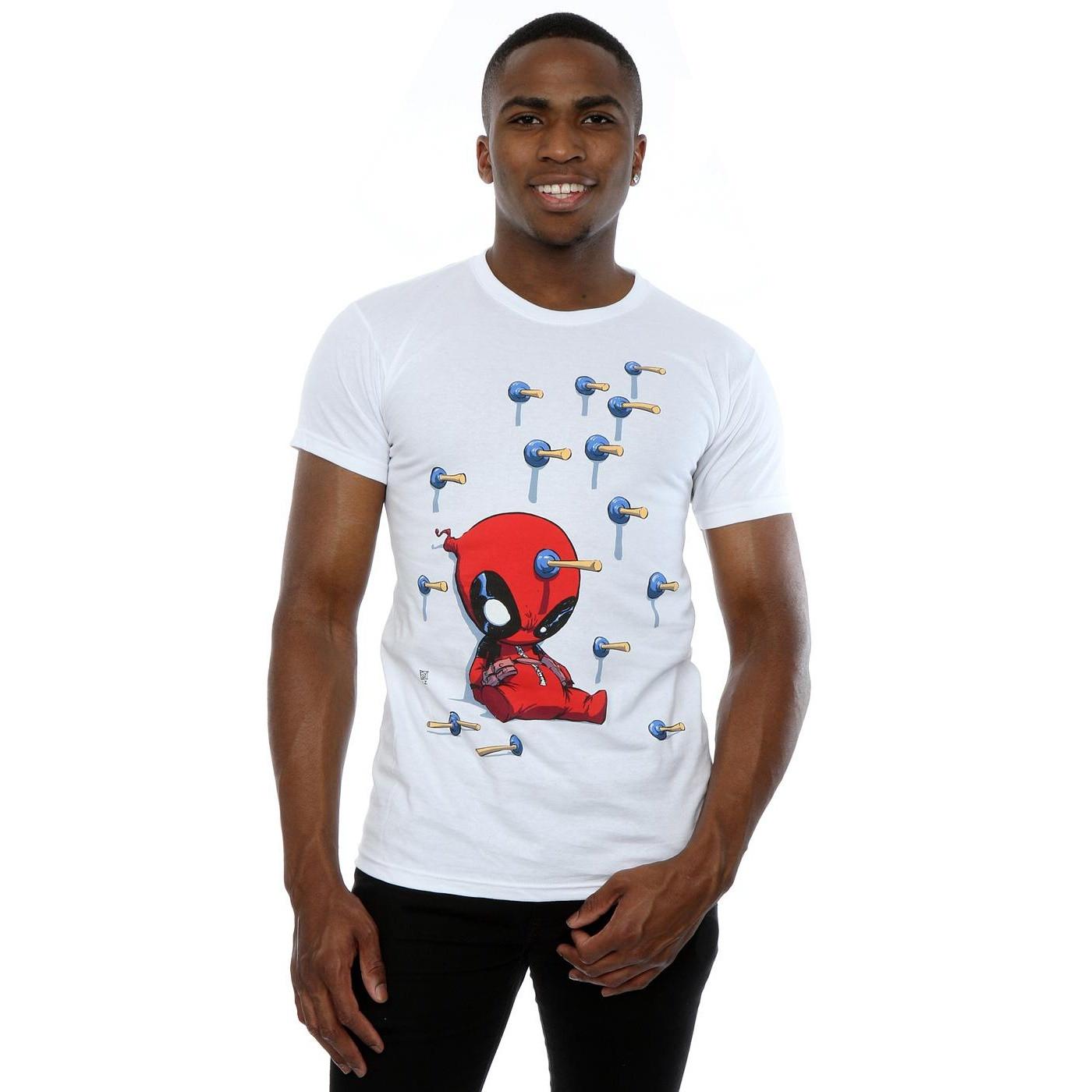 MARVEL Deadpool Cartoon Knockout T-Shirt  