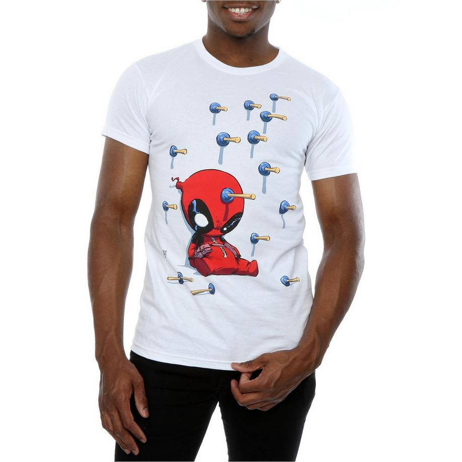 MARVEL Deadpool Cartoon Knockout T-Shirt  