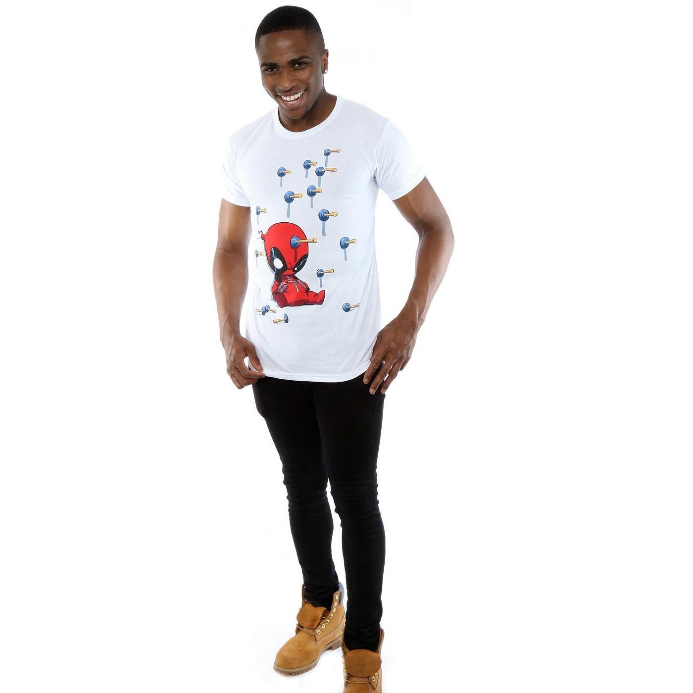 MARVEL Deadpool Cartoon Knockout T-Shirt  