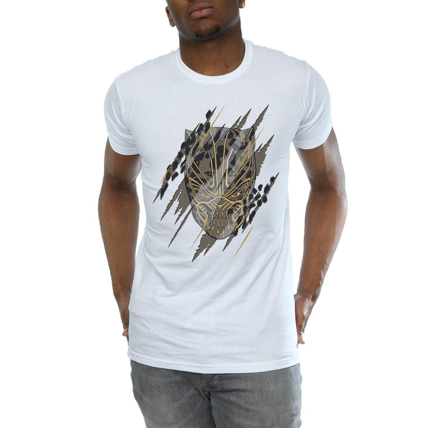 MARVEL  Black Panther Gold Head TShirt 