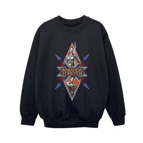 MARVEL  Wakanda Forever Tribal Spear Chest Sweatshirt 