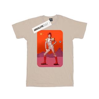 David Bowie On Mars Bedrucktes T-Shirt  