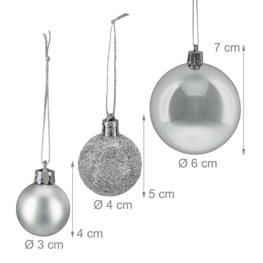 Northix Ensemble de boules de Noël  