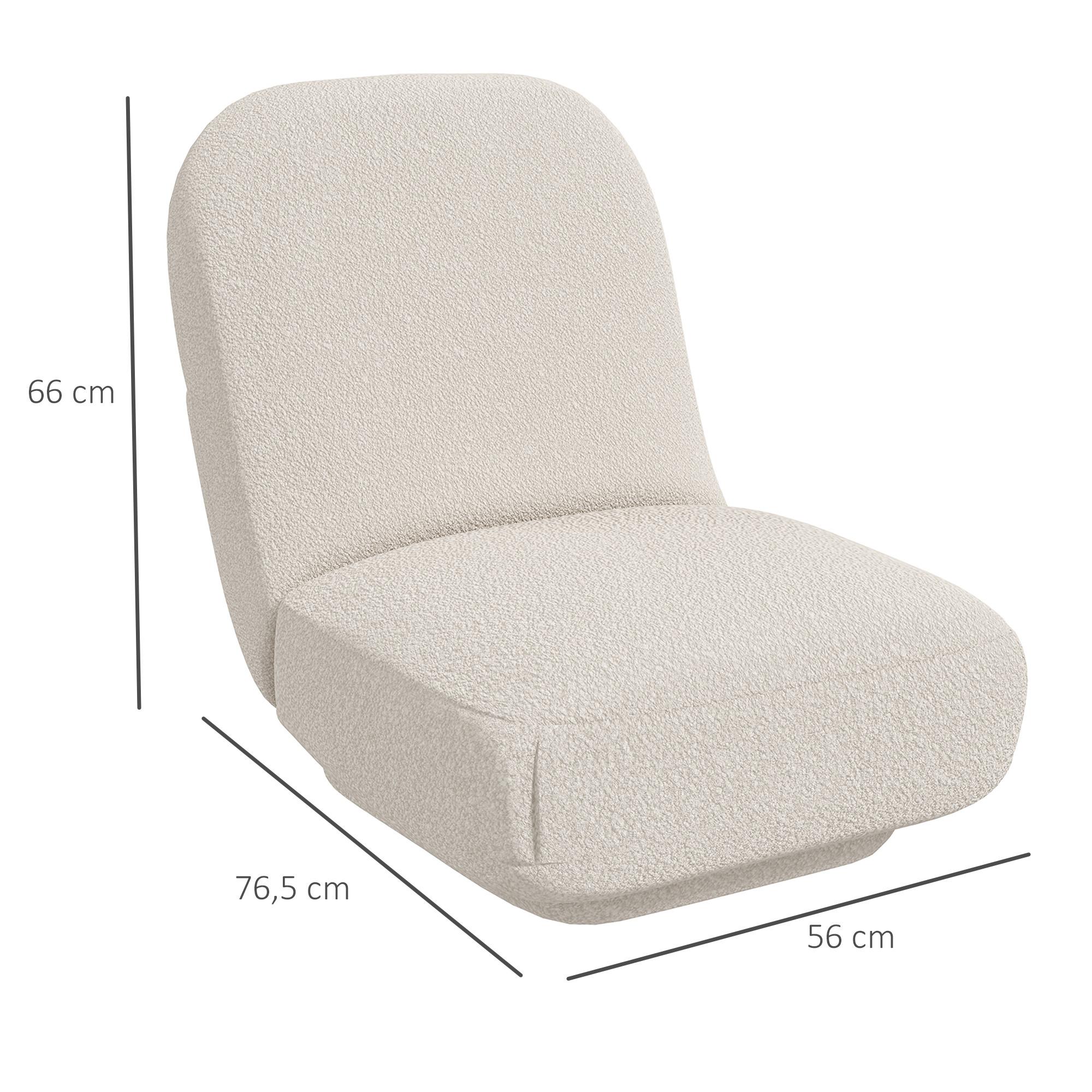 HOMCOM chaise de sol  