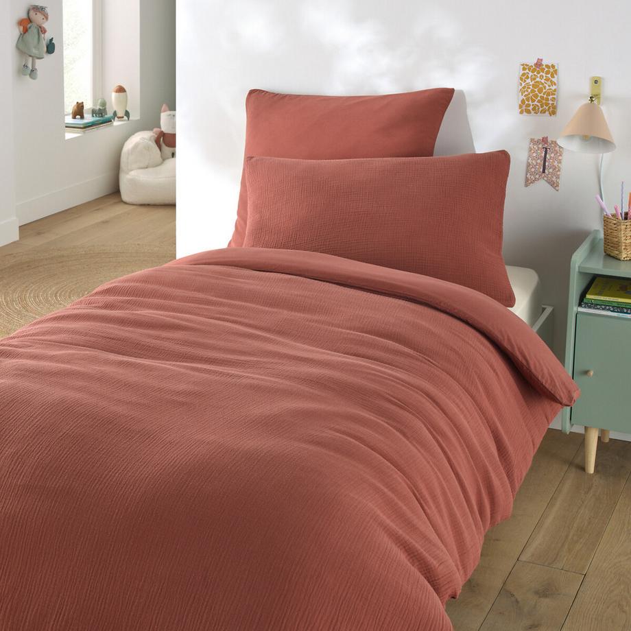 La Redoute Intérieurs Housse de couette enfant Gaze Coton Lavé  