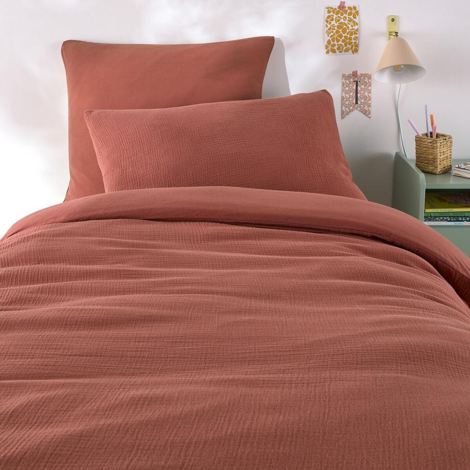 La Redoute Intérieurs Housse de couette enfant Gaze Coton Lavé  