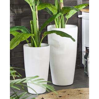 Beliani Cache-pot en Fibre d'argile Traditionnel TSERIA  