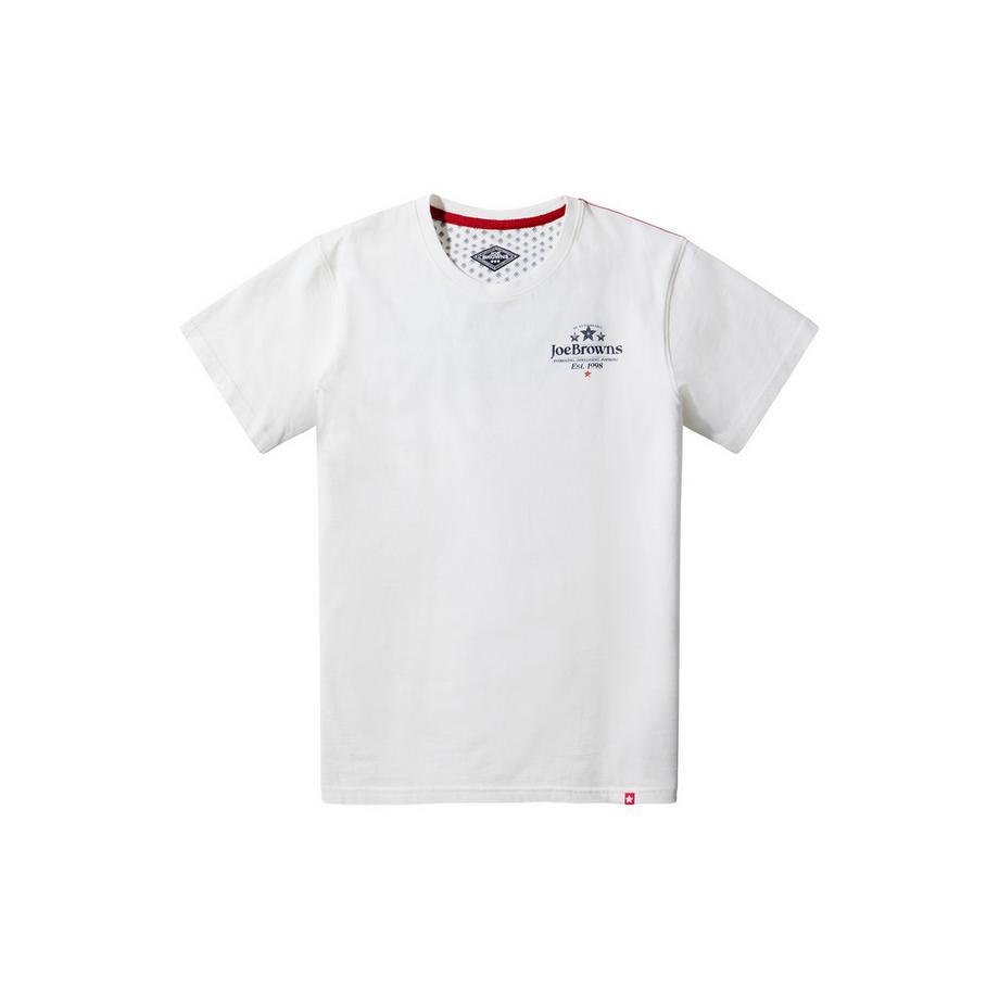 Joe Browns T-Shirt Logo Grafico con Stampa Frontale e Posteriore  
