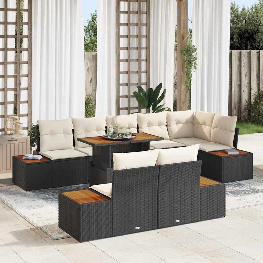 VidaXL Gartensofa poly-rattan  