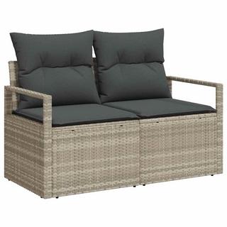 VidaXL Canapé de jardin poly rattan  