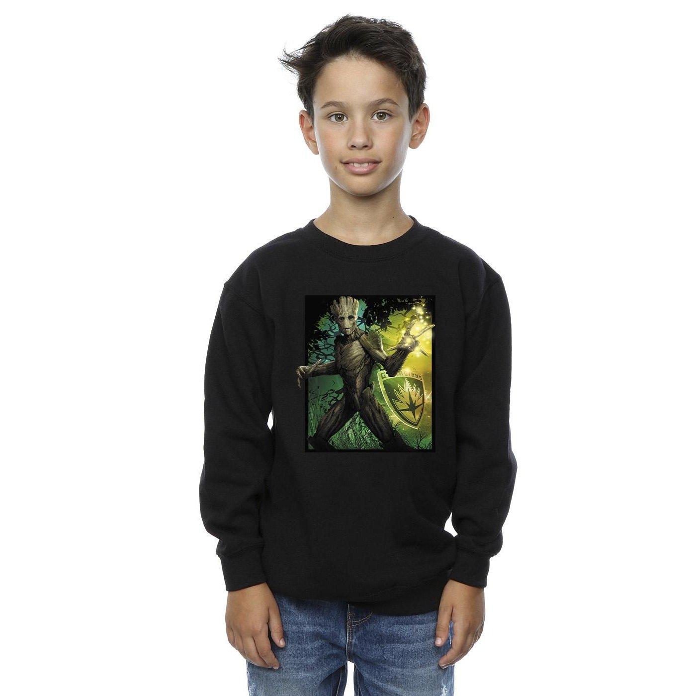 MARVEL  Guardians Of The Galaxy Groot Forest Energy Sweatshirt 