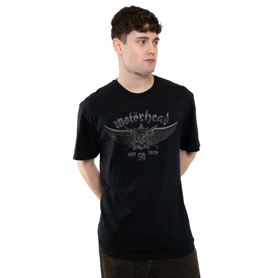 Motorheads T-Shirt 50 Years Wings Badge  