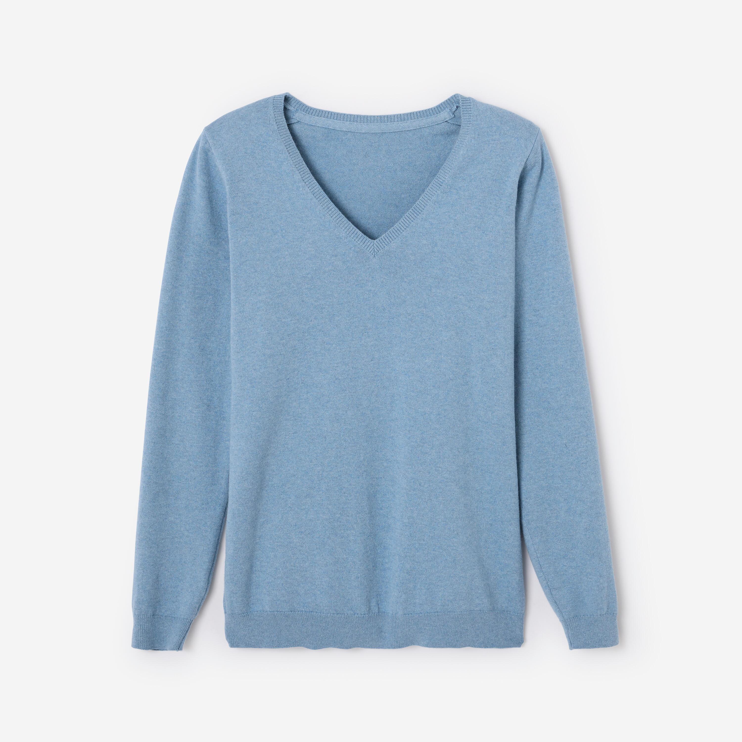 INESIS  Golfpullover  V-Ausschnitt Baumwolle 