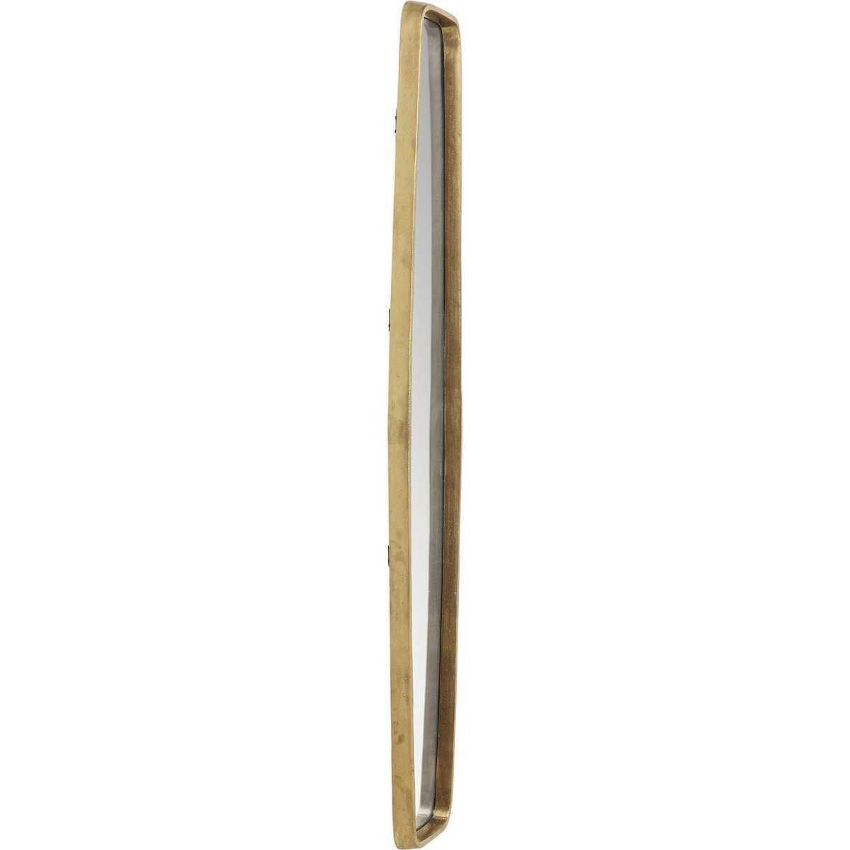 KARE Design Spiegel Clip Brass 177x32cm  