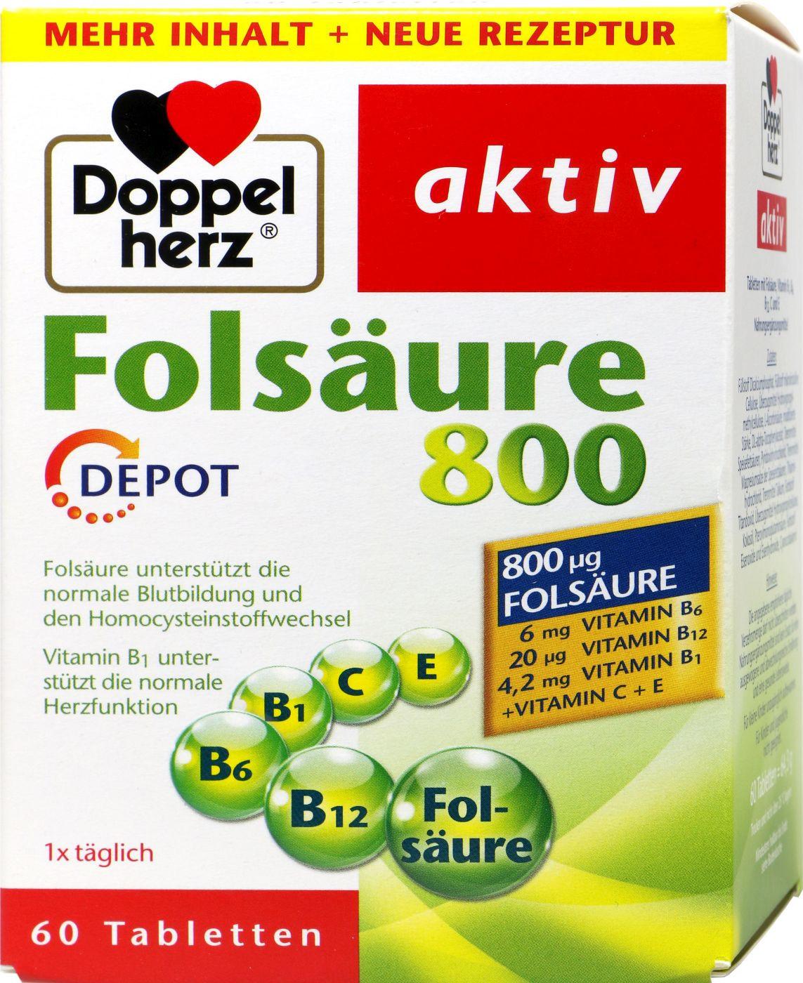 Doppelherz  Doppelherz Folsäure 800 