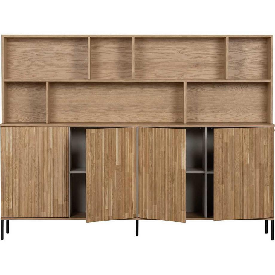 mutoni Buffet New Gravure chêne naturel 200x150  