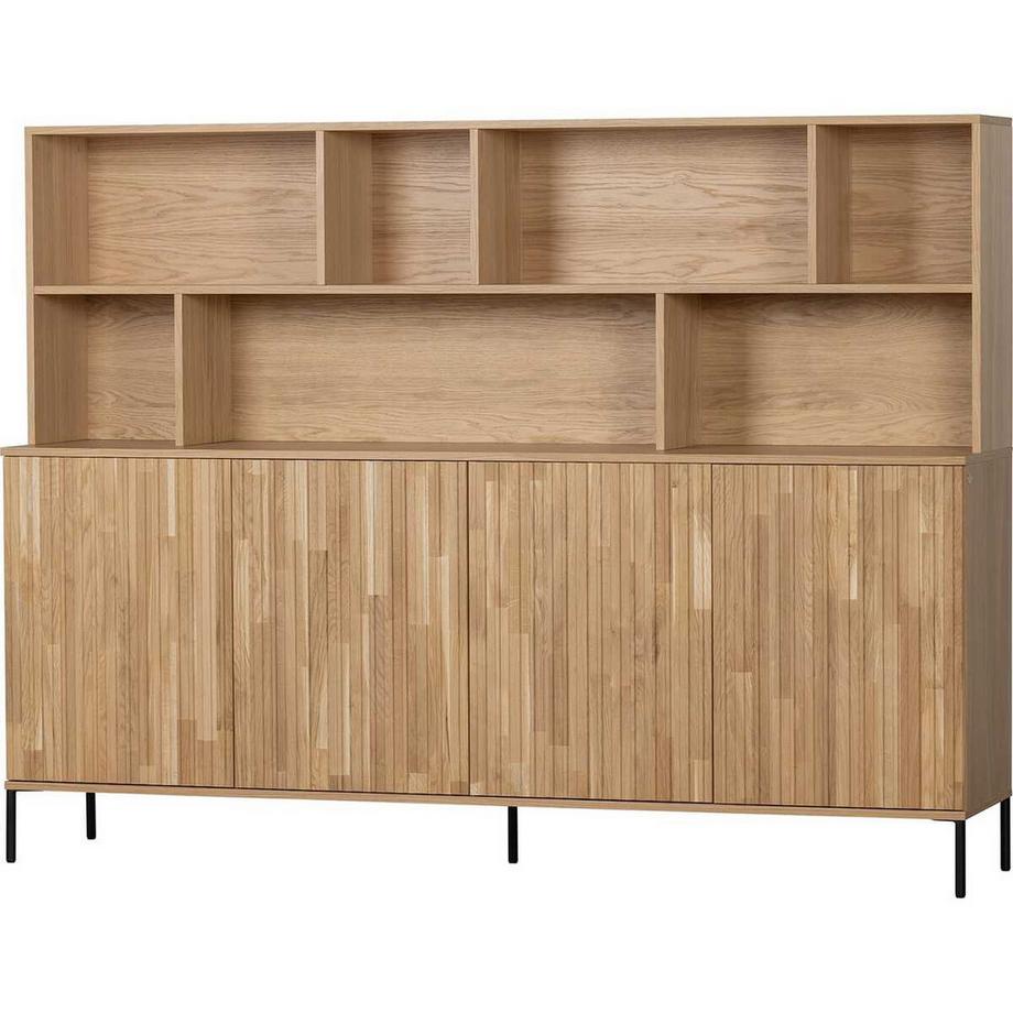 mutoni Buffet New Gravure chêne naturel 200x150  