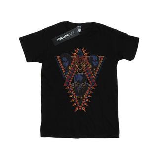 MARVEL Black Panther Wakanda Forever Triangle T-Shirt  