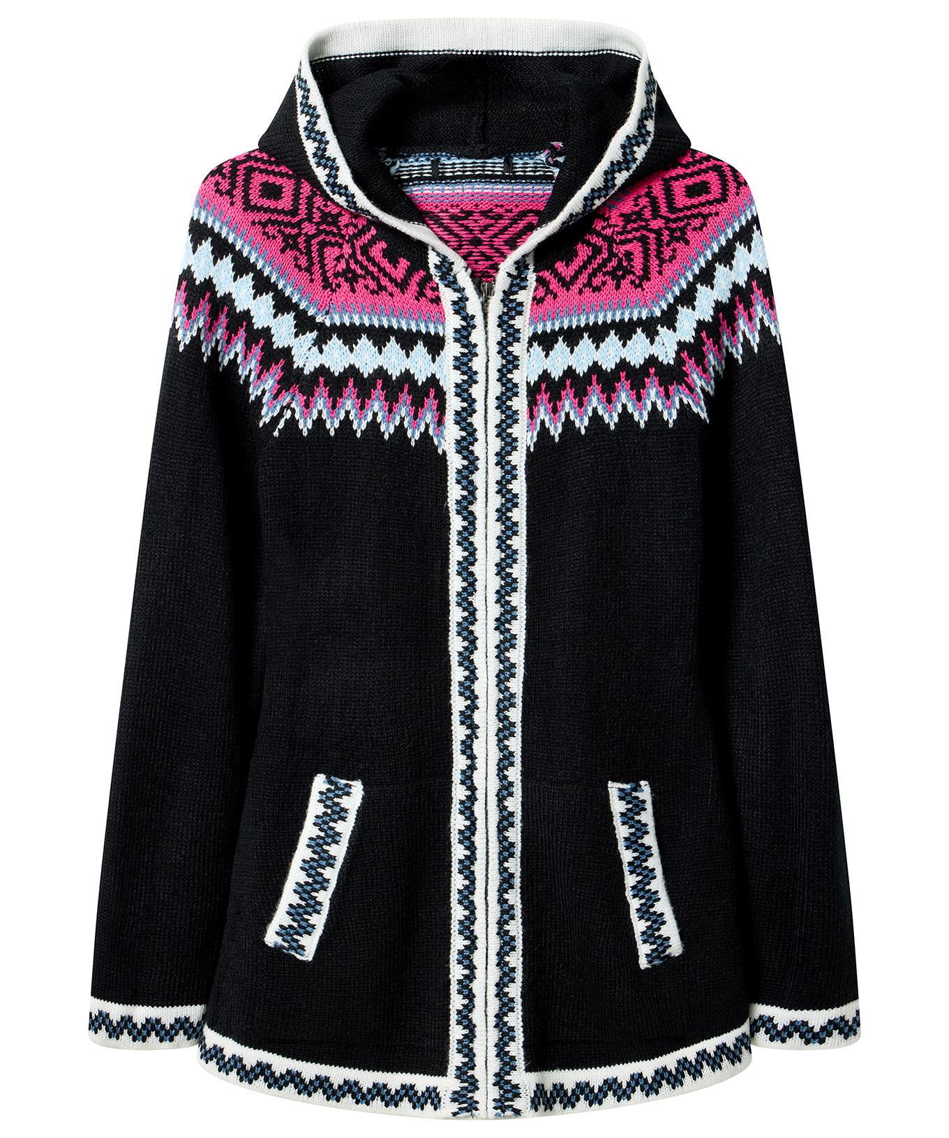 Joe Browns Pullover con cappuccio Fair Isle  