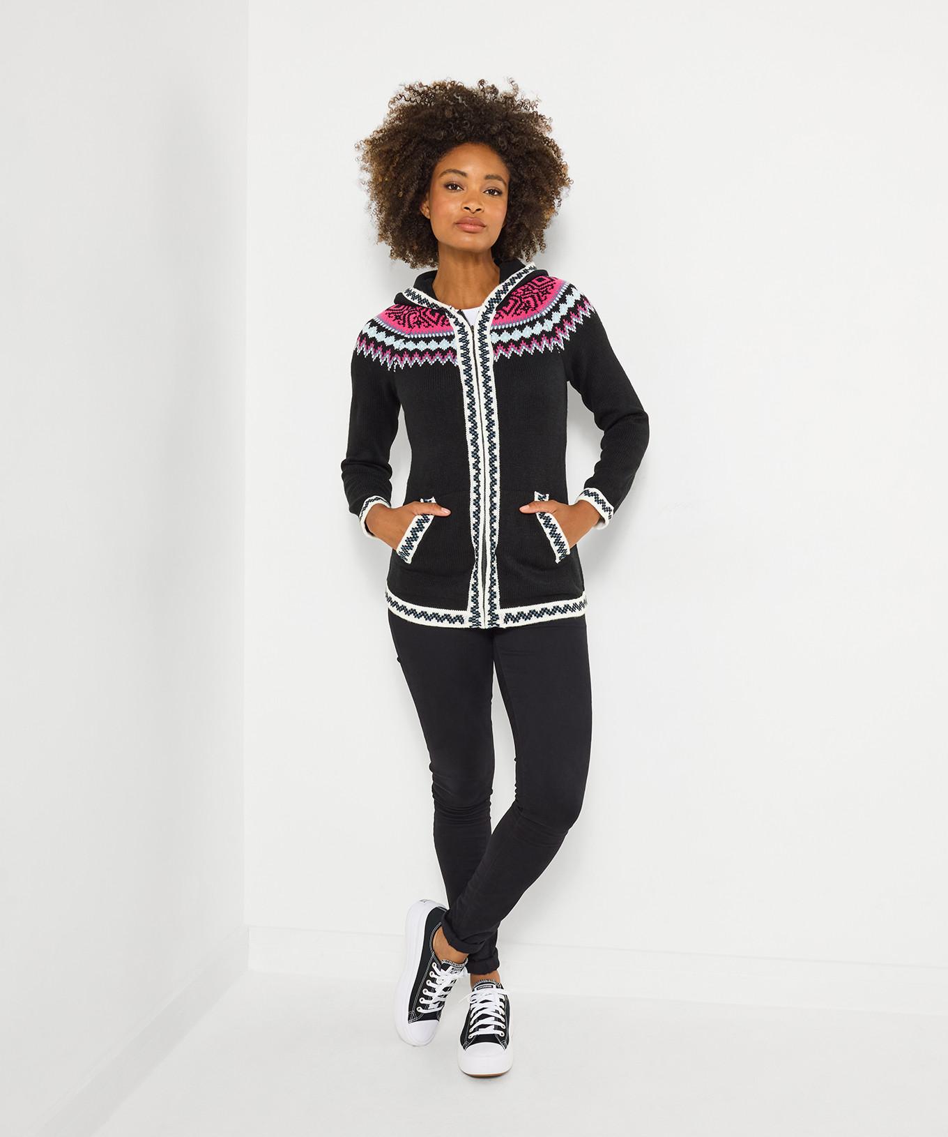 Joe Browns Pullover con cappuccio Fair Isle  