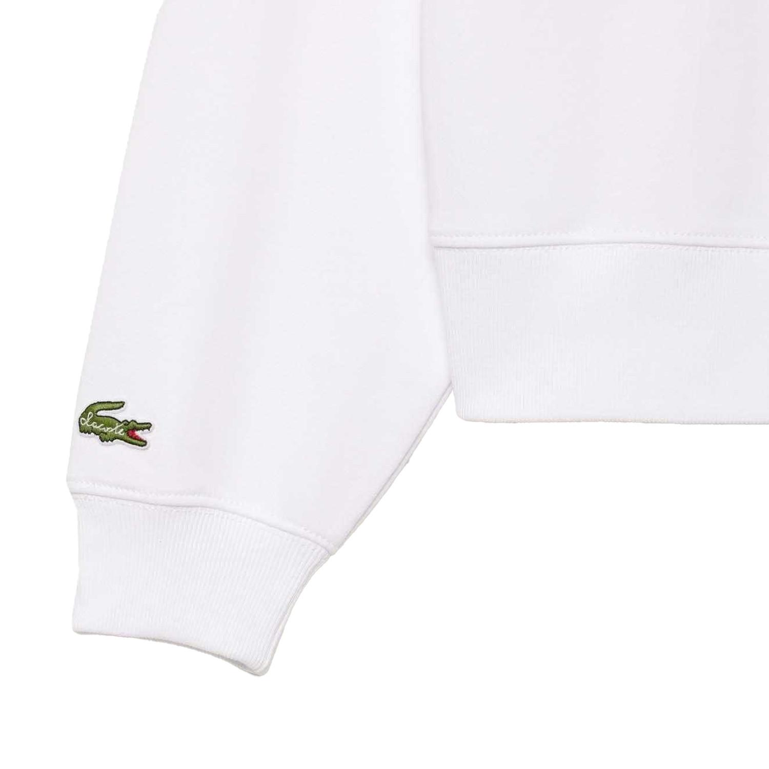 LACOSTE Oversized Kapuzenpullover mit Grafikdruck  