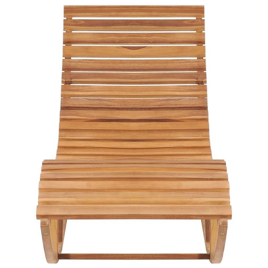 VidaXL lettino prendisole Teak riciclato  