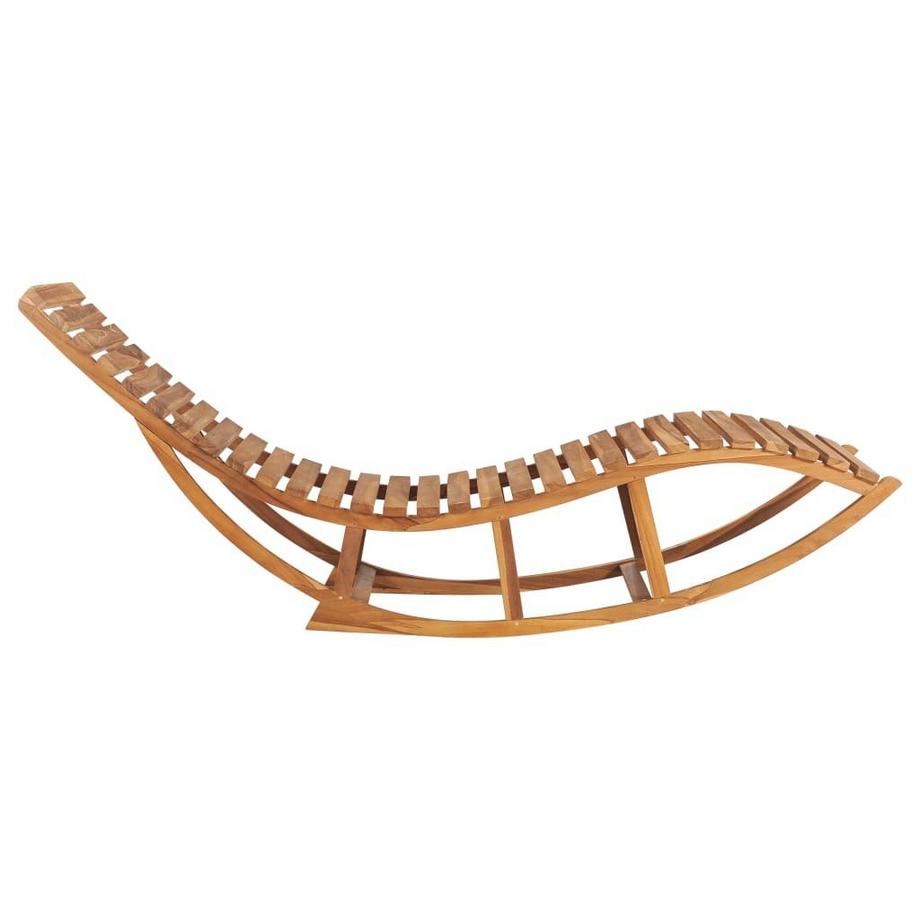 VidaXL lettino prendisole Teak riciclato  