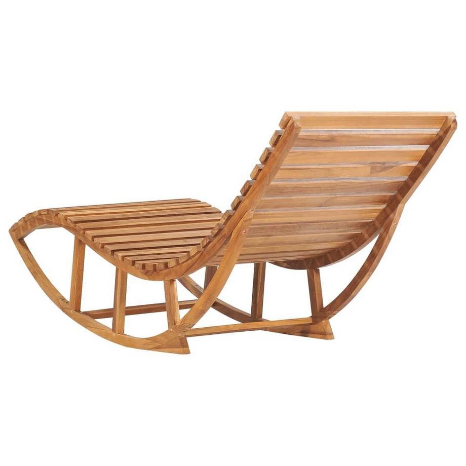 VidaXL lettino prendisole Teak riciclato  