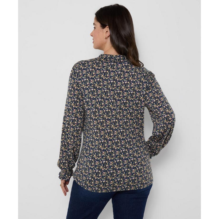 Joe Browns Blouse en Jersey Boutonnée Imprimé Floral  