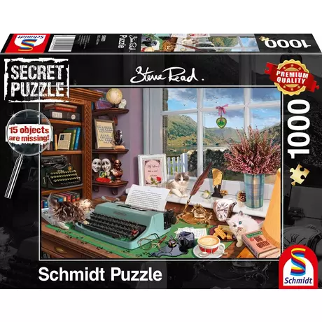 Schmidt  Secret Puzzle Am Schreibtisch (1000Teile) 