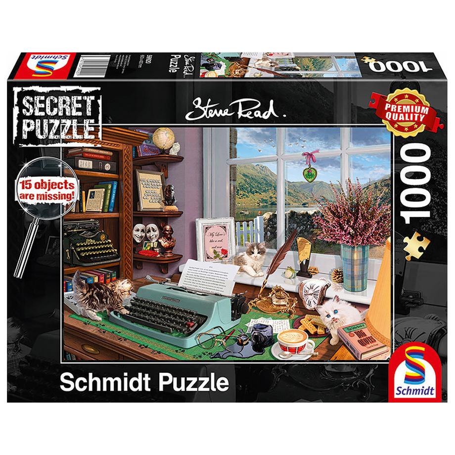 Schmidt Spiele  Puzzle Secret Am Schreibtisch (1000Teile) 