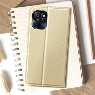 Avizar  Realme 9i 5G / 10 5G Book Cover Gold 