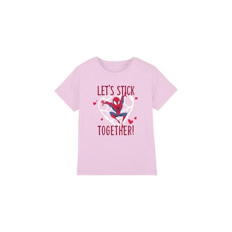 Spider-Man  Stick Together TShirt  Valentinstag 