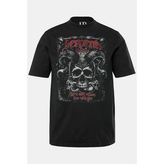 JP1880 T-shirt Mezza Manica Stampa sul Petto Stile Vintage  