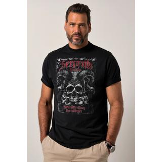 JP1880 T-shirt Mezza Manica Stampa sul Petto Stile Vintage  