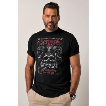 T-Shirt, Halbarm, Vintage Look, Brustprint